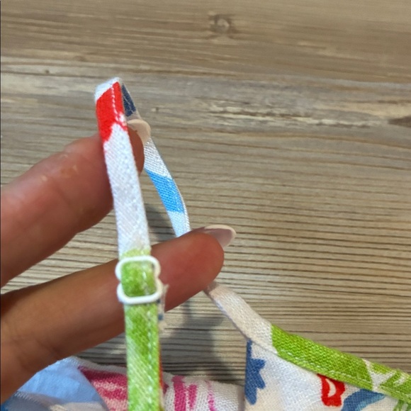 Cynthia Rowley Linen blend Tiered Maxi dress White print Brunch Vacation XL NWOT - Picture 8 of 12